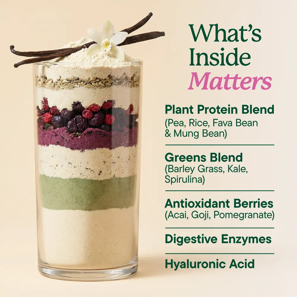 Plant-Based Protein Powder -  Vanilla