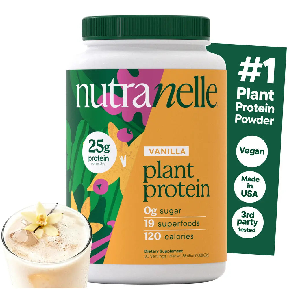 Plant-Based Protein Powder -  Vanilla