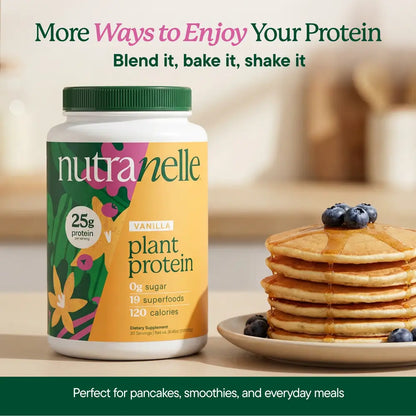 Plant-Based Protein Powder -  Vanilla