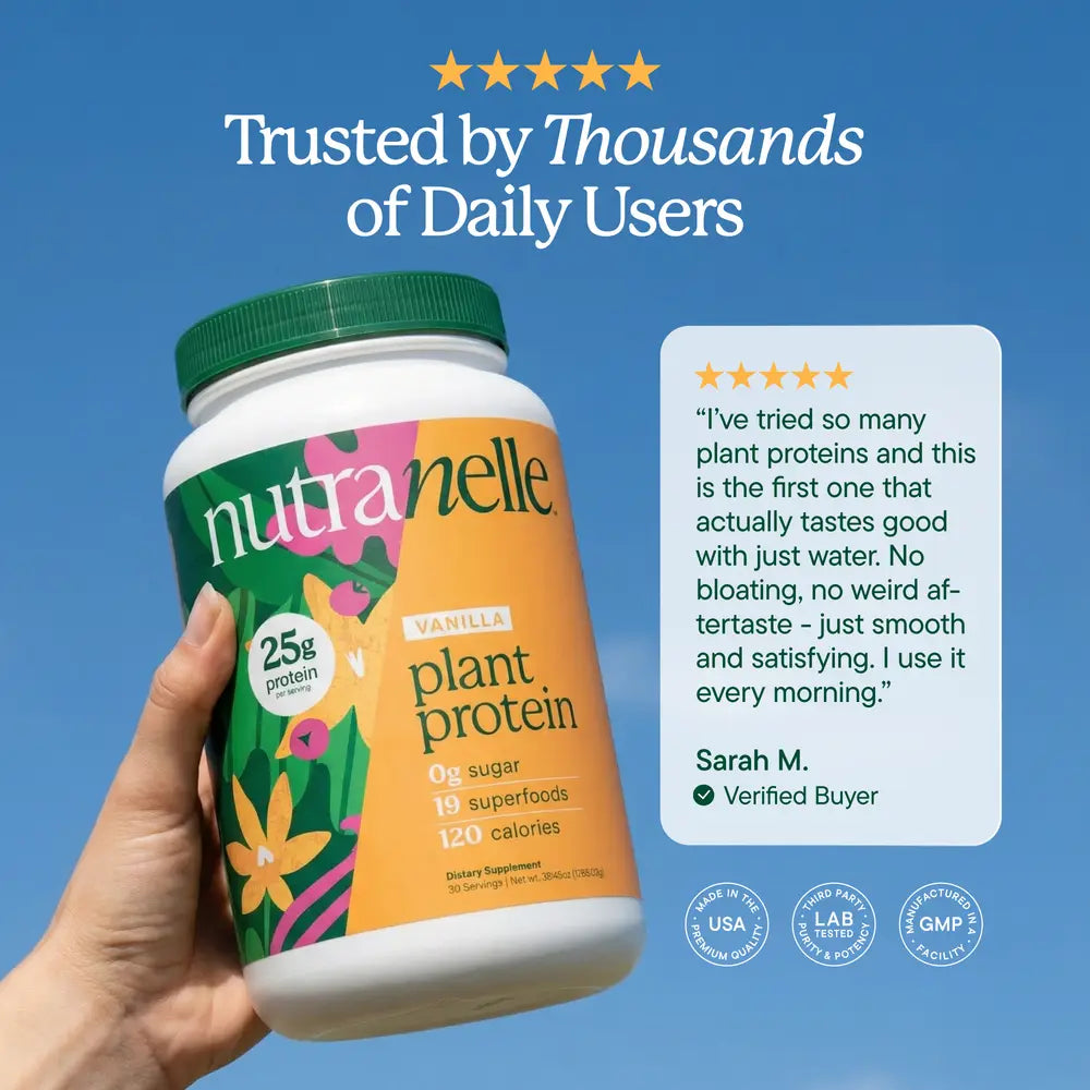 Plant-Based Protein Powder -  Vanilla